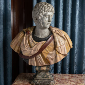 A Bust Portrait of the Young Emperor Hadrian (AD 117 - 138)