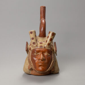 Moche Terracotta Stirrup Vessel
