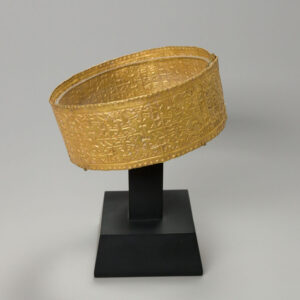 Ecuadorian Repoussé Decorated Gold Crown