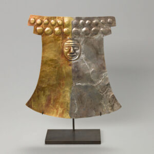 Inca Gold and Silver Bi-Metal Pectoral Ornament