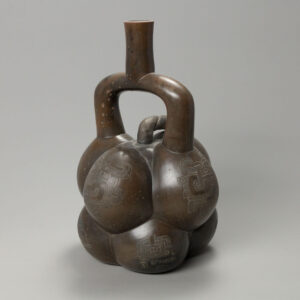 Chavín Blackware Stirrup-Spout Vessel
