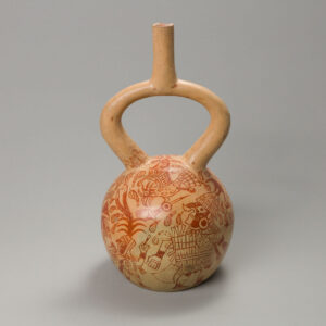 Moche Terracotta Stirrup Vessel