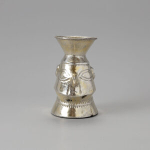 Chimú Gold Gilt Miniature Face Beaker