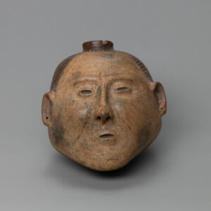 Mississippian Pottery Head Vessel