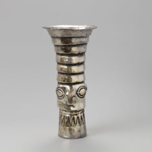 Chimú Silver Beaker