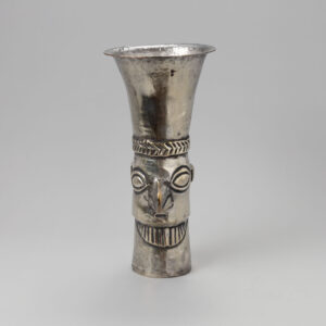 Chimú Silver Beaker