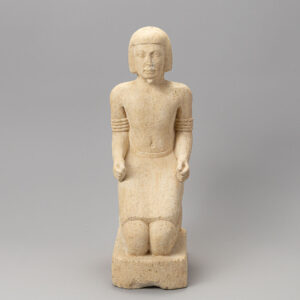 Seated Egyptian Stone Captive Figure
