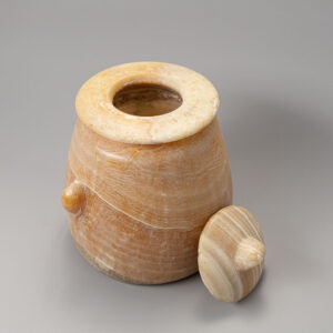 Alabaster Lidded Vessel