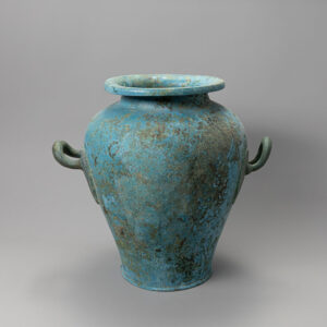 Parthian Turquoise-Glazed Pottery Amphora