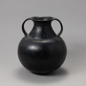 An Etruscan Bucchero Amphora