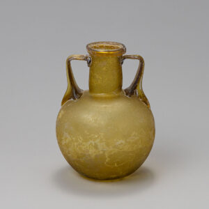 Roman Amber Glass Amphoriskos