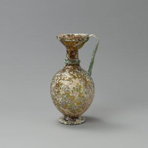 Wide Mouthed Roman Glass Jug