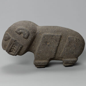 Costa Rican Diquis Stone Jaguar Effigy