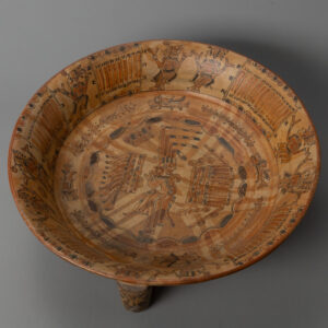 Mayan Tripod Bowl
