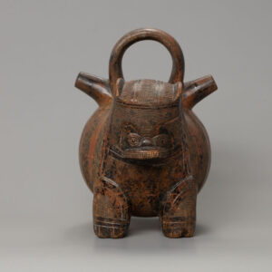 Stirrup-Spout Effigy Vessel